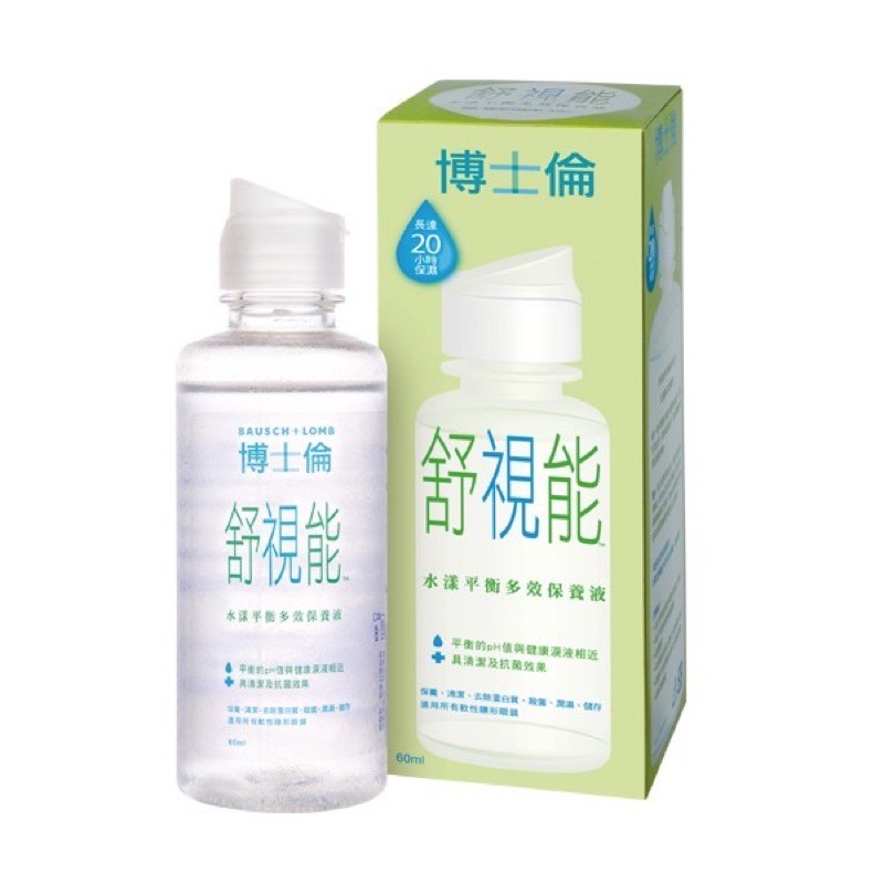 博士倫 舒視能 水漾平衡多效保養液 60ML