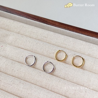 Butter Room 925純銀耳環 小圓圈 （金/銀） 臺灣出貨免運 耳圈 細圈 純銀飾品 純銀耳圈 氣質百搭