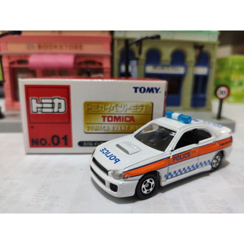 Tomica 舊藍標 TEM 會場 限定 金牌 一星 1 絕版 Subaru Impreza WRX 英國 警車
