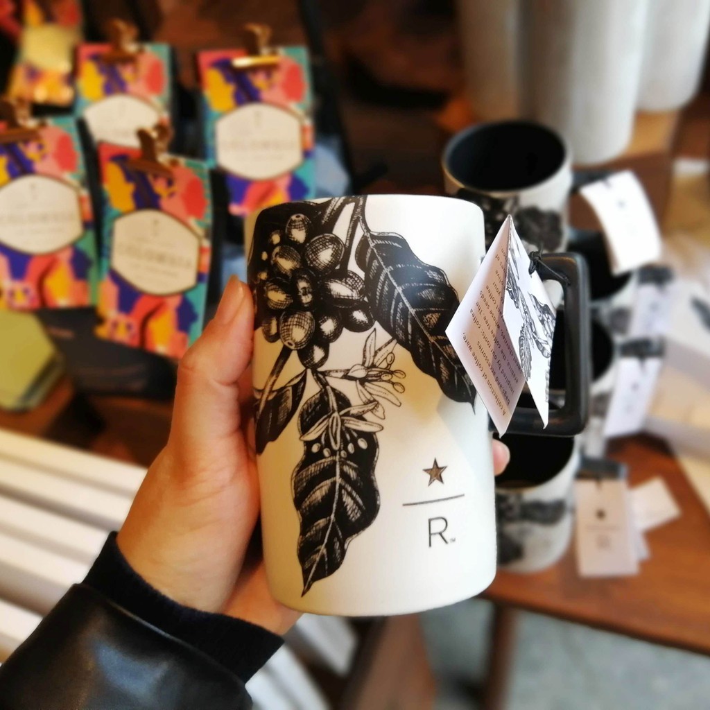 【AM代購】Starbucks Reserve Roastery 星巴克甄選上海烘培工坊馬克杯咖啡花鸚鵡虎復古禮物紅黑籃