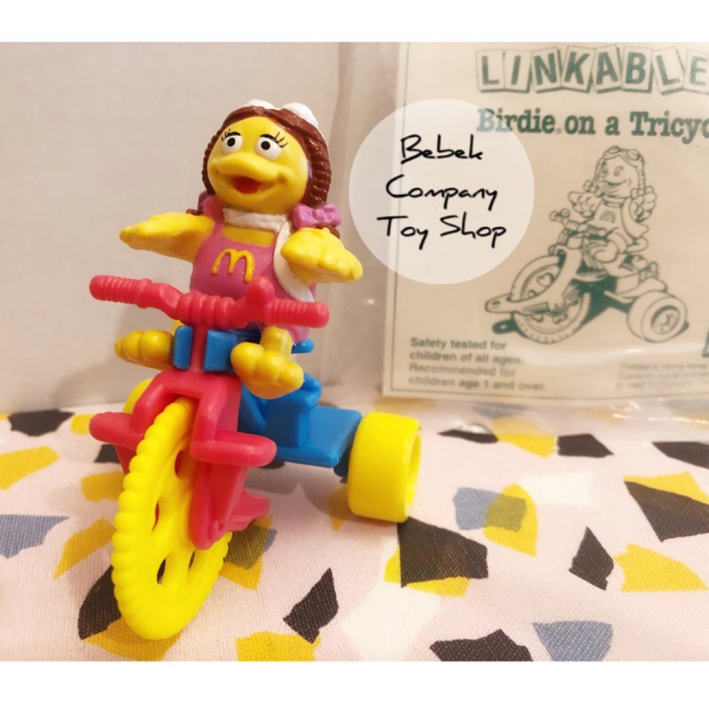全新 1993年 麥當勞 大鳥姐姐 McDonald’s birdie 腳踏車 古董玩具 絕版玩具 麥當勞玩具