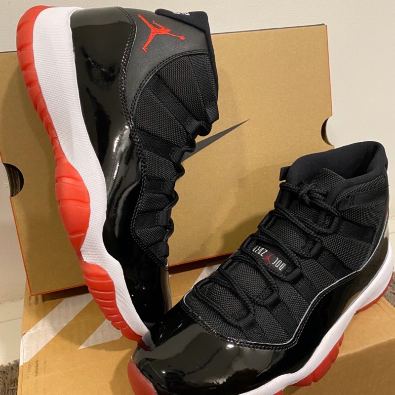 jordan 11 black red