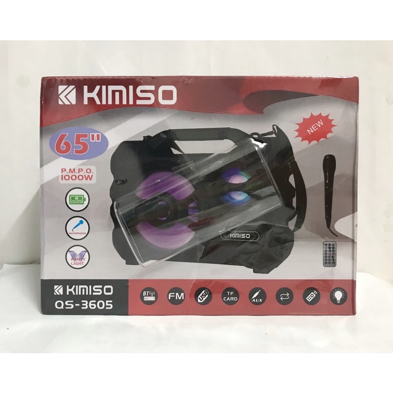 現貨 KIMISO QS-3605 藍芽喇叭音響 附麥克風