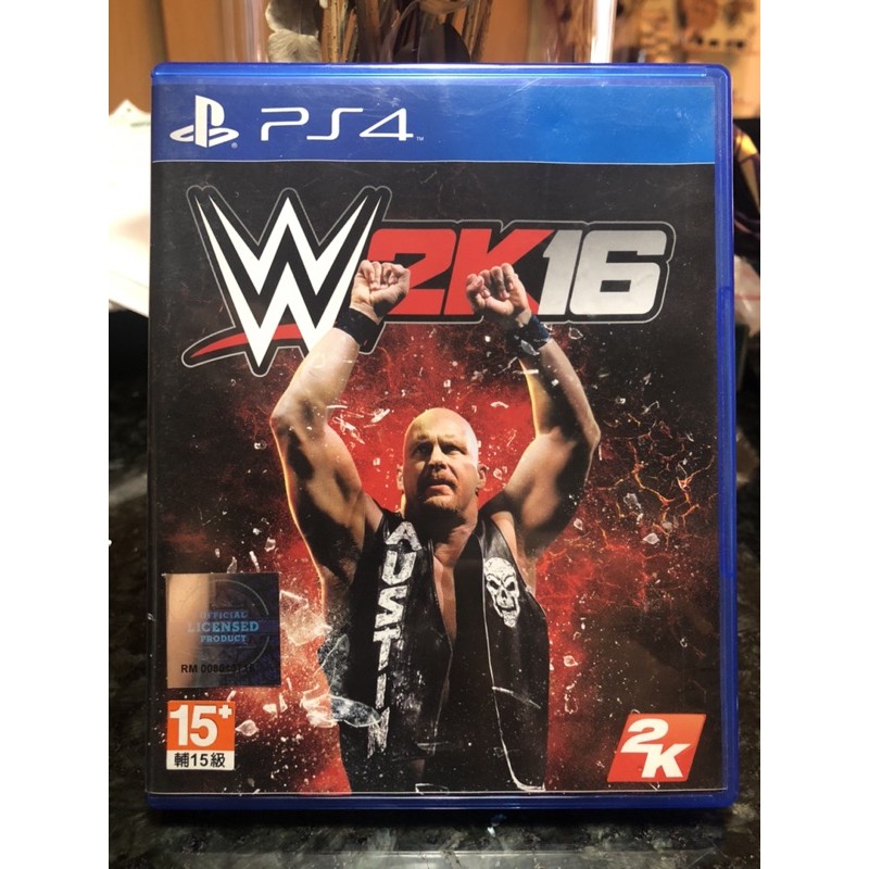 二手 PS4《WWE 2K16》遊戲片 摔角系列