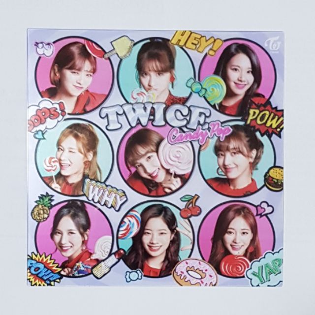 Twice Candy Pop 會員盤抽獎透卡日單日本專輯透明封面 蝦皮購物