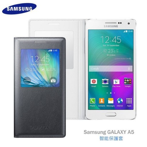 Samsung Galaxy A5 SM-A500 原廠透視感應皮套-S-view東訊公司貨