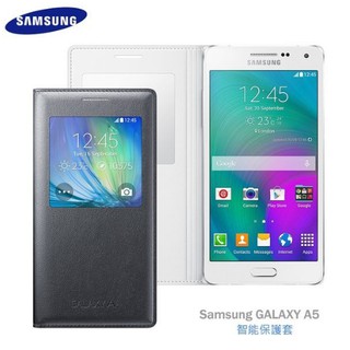 <GO EASY手機網拍館>Samsung Galaxy A5 SM-A500 原廠透視感應皮套-S-view東訊公司貨