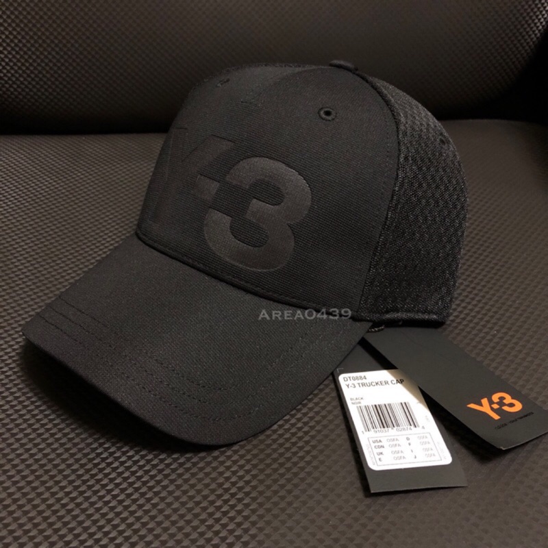 y3 logo cap