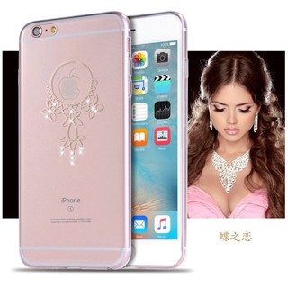蘇拉達 閃耀系列 鑽飾iPhone6透明膜內鑲鑽手機殼蘋果6splus保護套潮女 特價出售