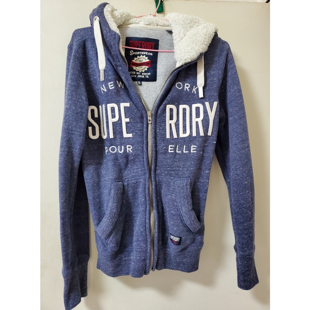 SUPERDRY 極度乾燥 棉質連帽外套 尺寸S