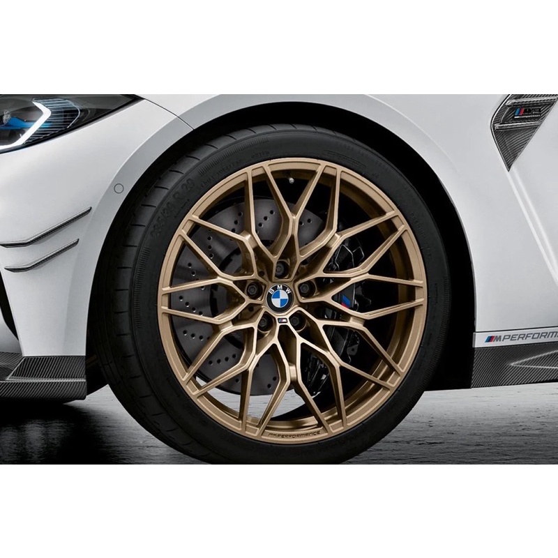 (B&amp;M精品）BMW德國原廠 M performance 1000M G80 G82 M3 M4鍛造鋁圈框胎組 大腳改裝