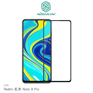 NILLKIN Redmi 紅米 Note 9 Pro XD CP+ MAX 滿版玻璃貼