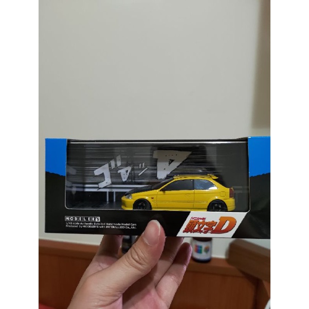 全新modeler S Initial D 頭文字d 1 43 Honda Ek9 盒有傷館智幸東堂塾 蝦皮購物