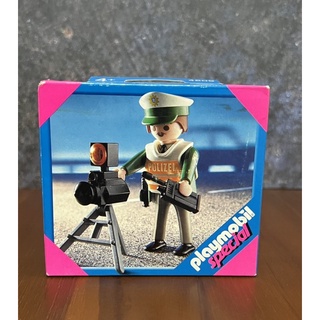 Playmobil 摩比全新絕版4609早期警察測速照相