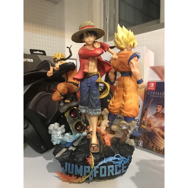 jump force 豪華版公仔 魯夫鳴人悟空(無盒）