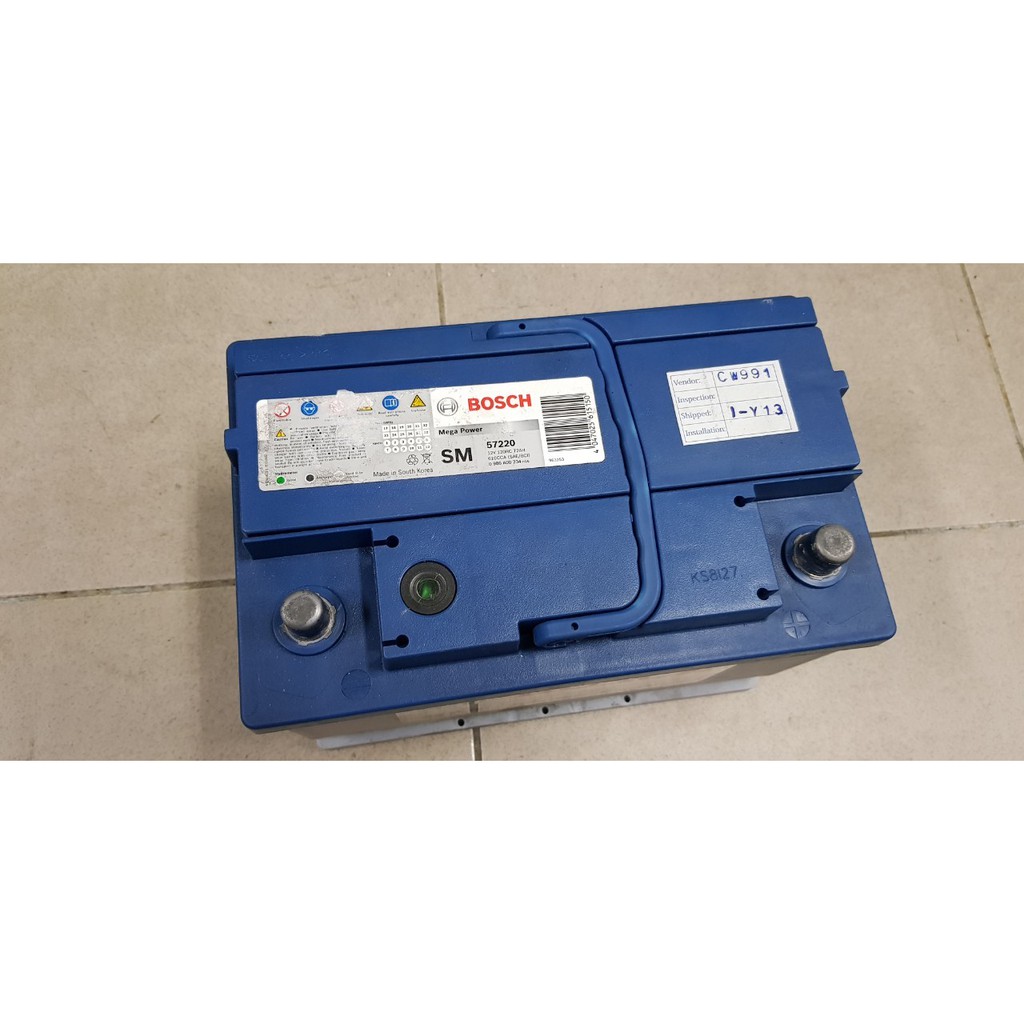 二手中古電池 Bosch 572 Smf 免保養汽車電池數值漂亮 品項優同 572歐系車專用 蝦皮購物