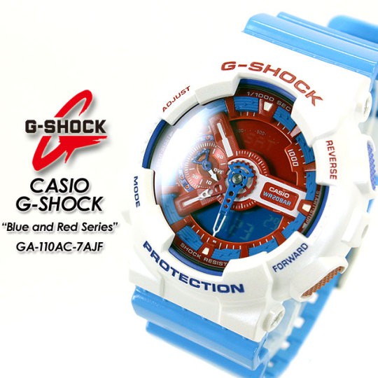 【現貨】CASIO 卡西歐 G-SHOCK 愛國者 多啦A夢造型雙顯手錶 (GA-110AC-7ADR)