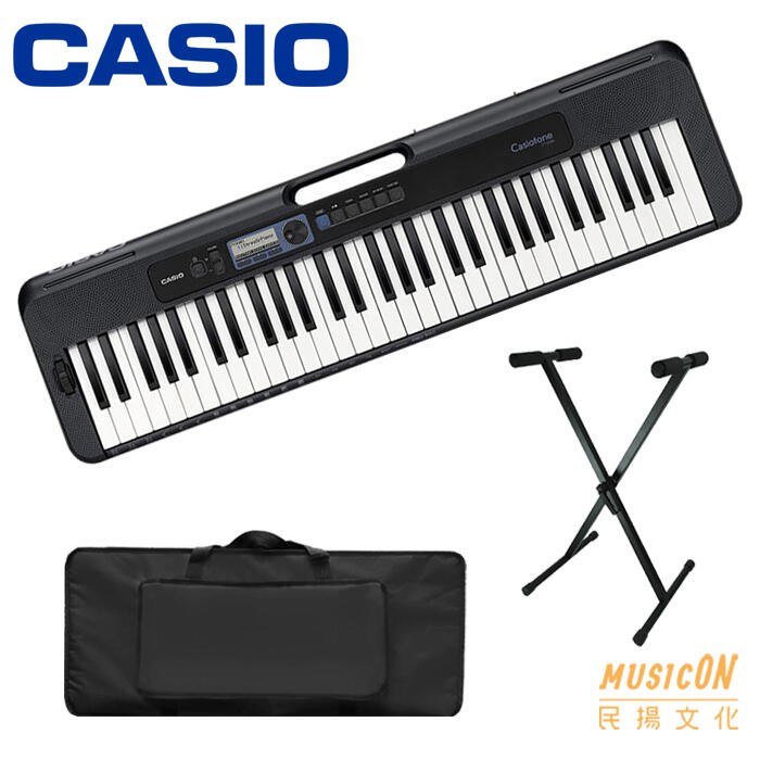 【民揚樂器】61鍵電子琴 CASIO CTS300 初學 入門 平價款 可優惠加購X型琴架 電子琴袋
