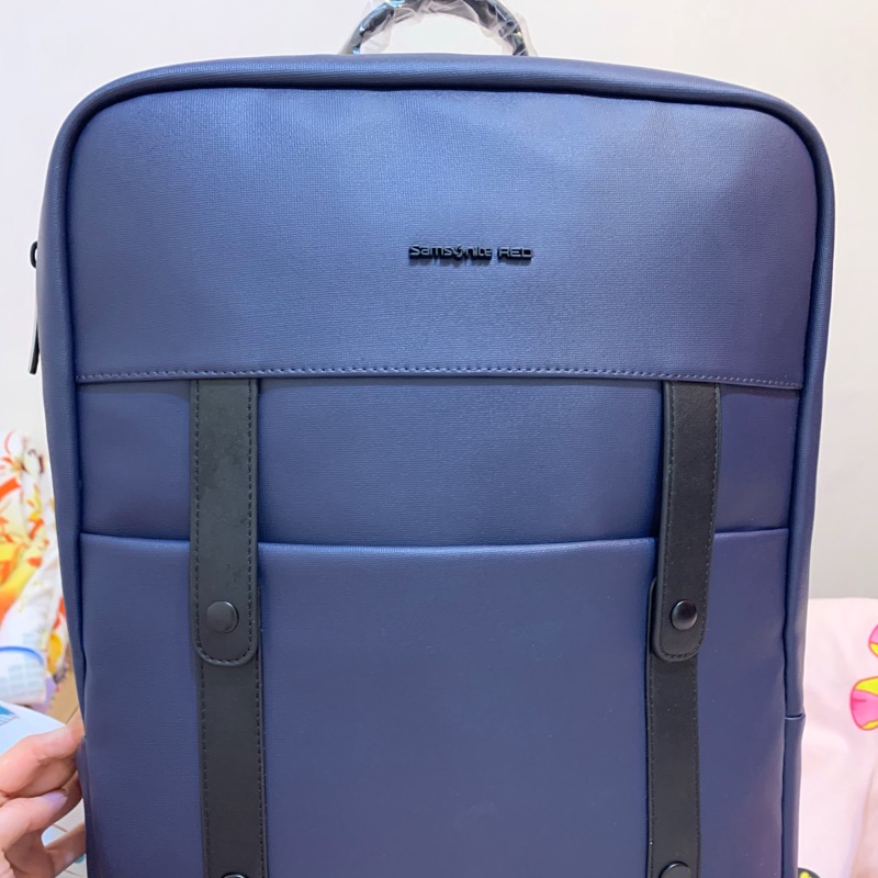 全新-7-11 Samsonite Red 原廠筆電後背包