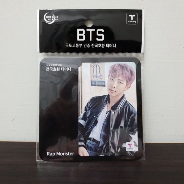 🇰🇷 BTS 防彈少年團 T-money card 韓國交通卡 南俊款 限量 絕版