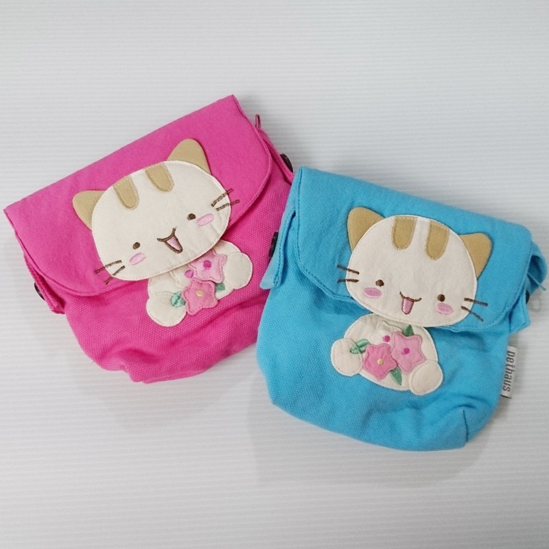 [新品便宜賣] 越南製韓國進口卡拉貓小斜背包(有二色)