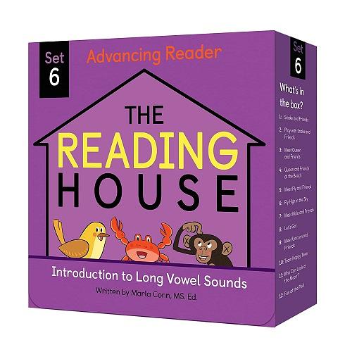 The Reading House Set 6: Introduction to Long Vowel Sounds (12冊合售)/The Reading House/ Marla Conn eslite誠品