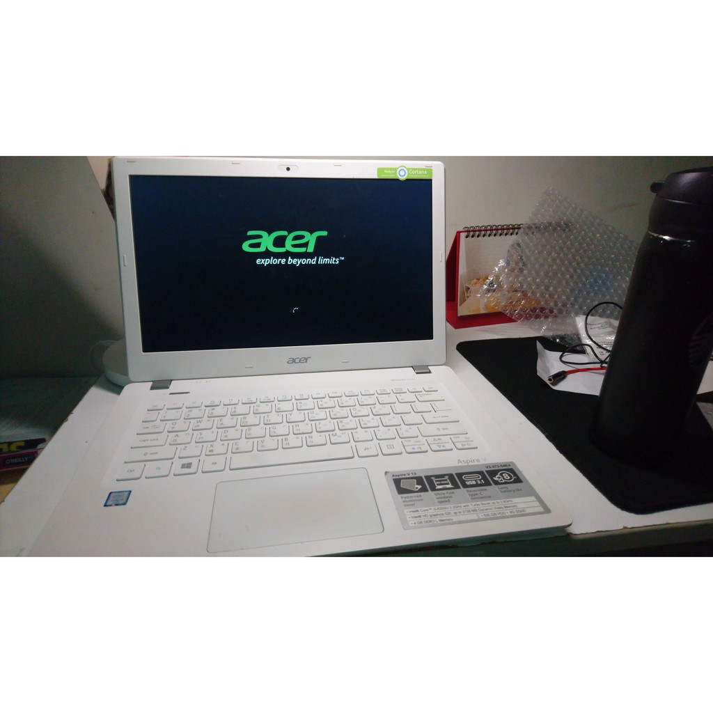 ACER 1.5KG！i5-6200U攜帶輕薄SSD  V3-372-54E4 /4G/500G/W10/白 MAC