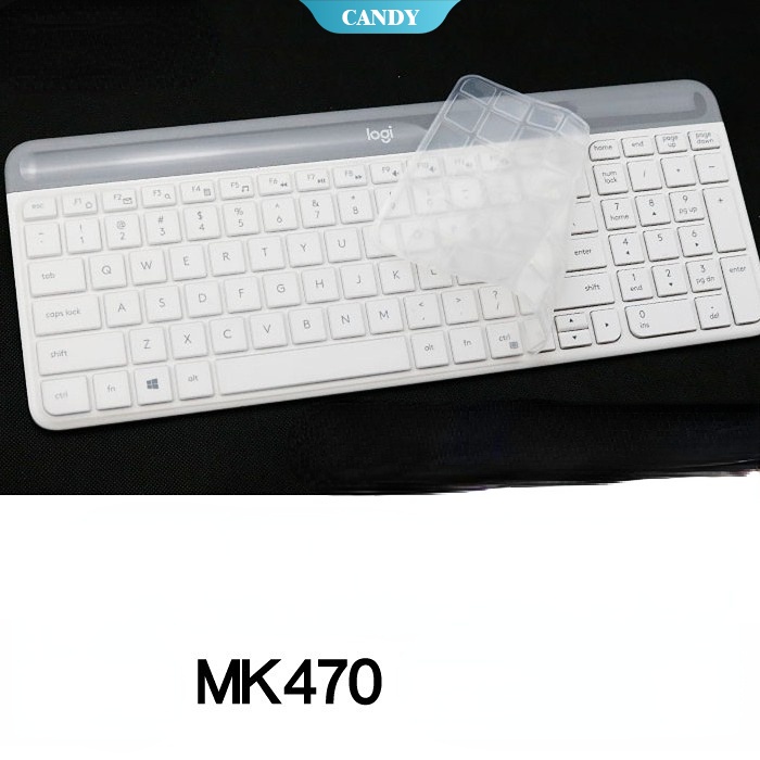 羅技 Logitech K580 K580 mk470 mk470 鍵盤蓋的鍵盤蓋筆記本電腦矽膠保護套 [CAN]