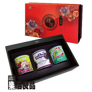臺灣 綠源寶 嚴選禮讚 養生 禮盒 C-19(生機堅果禮盒組)/纖Q蜜棗乾+生機堅果+蔓越莓乾 ※樂活良品※