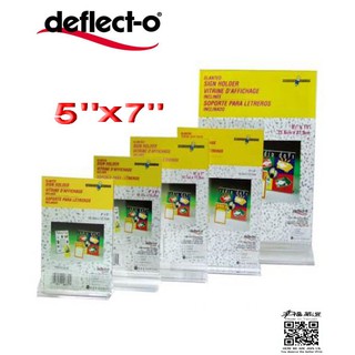 [職人の紙．工場販売] 美國 deflcet-o／壓克力商品 系列／Y 型 標示架／ 5" x 7" 直式／含稅價 !