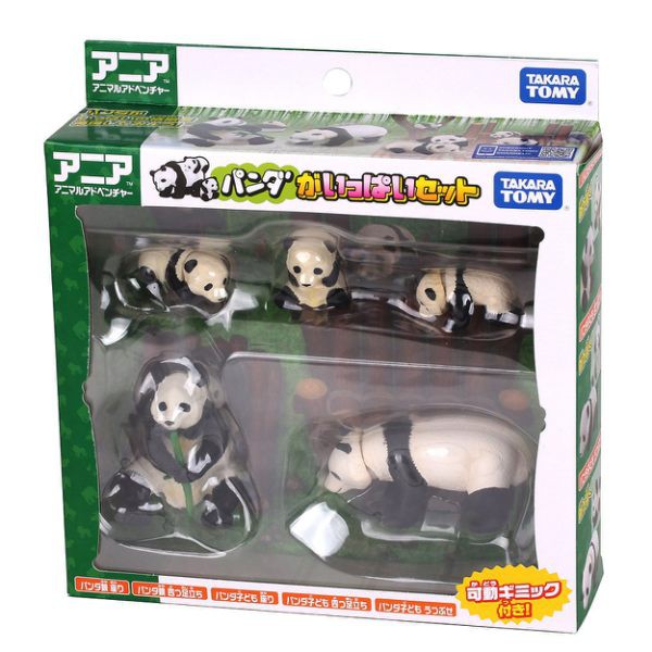 【3C小苑】AN39995 麗嬰 日本 TOMICA 探索動物 多美動物 熊貓家族禮盒組 模型 公仔 玩具