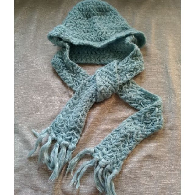二手編織圍巾 ♥️ 手工毛線帽 ❤️可愛迷人
