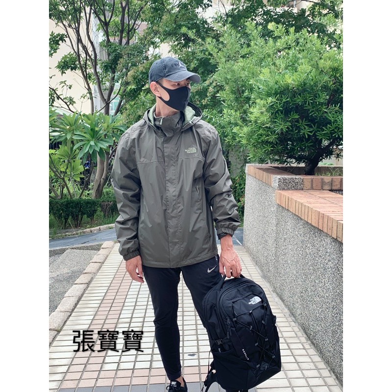 the north face Resolve 2 jacket dry vent 防風防潑水風衣 軍綠