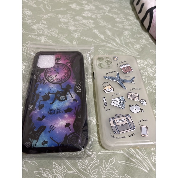 IPHONE 11 PRO MAX惡魔防摔手機殼（愛麗絲，黑色側邊）