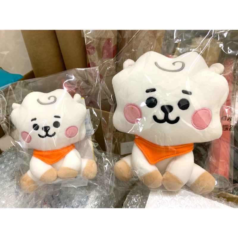 BT21 寶寶 RJ 坐姿娃娃玩偶 12cm跟20cm BTS 防彈少年團