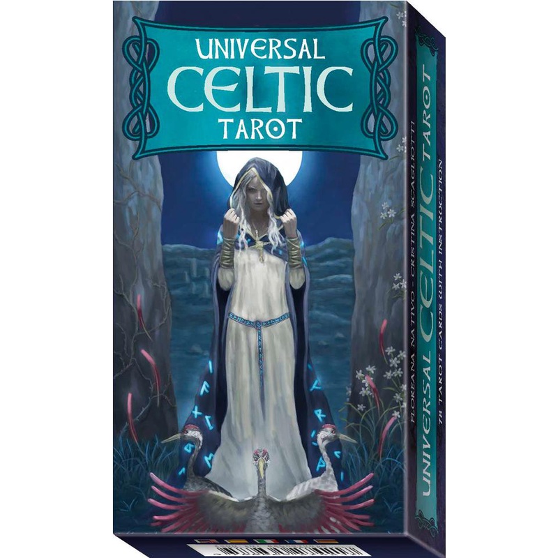 普及版凱爾特塔羅,贈中文翻譯｜Universal Celtic Tarot,創造出嶄新的神秘世界【左西購物網】