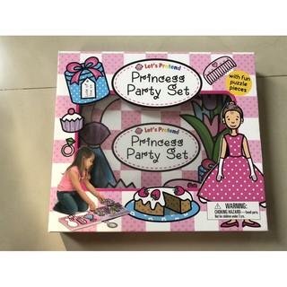 幼兒厚紙板書 Princess Party Set 公主派對遊戲組