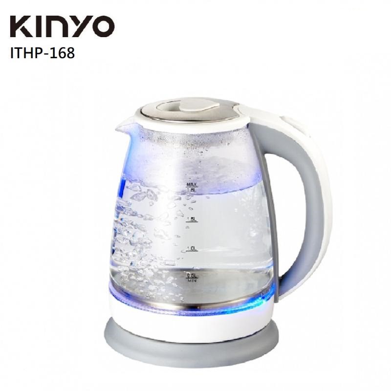 KINYO ITHP-168 1.8L大容量玻璃快煮壺 現貨 廠商直送