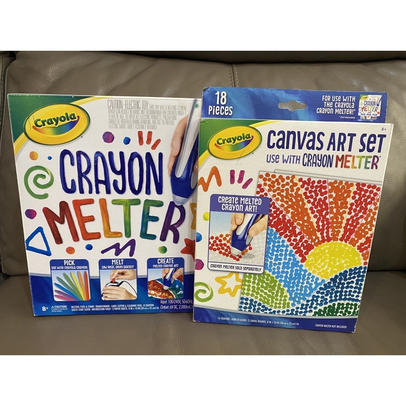 Crayola 繪兒樂Crayon Melter 蠟筆機/蠟筆槍 加 繪兒樂神奇貼紙製作DIY 玩具反斗城