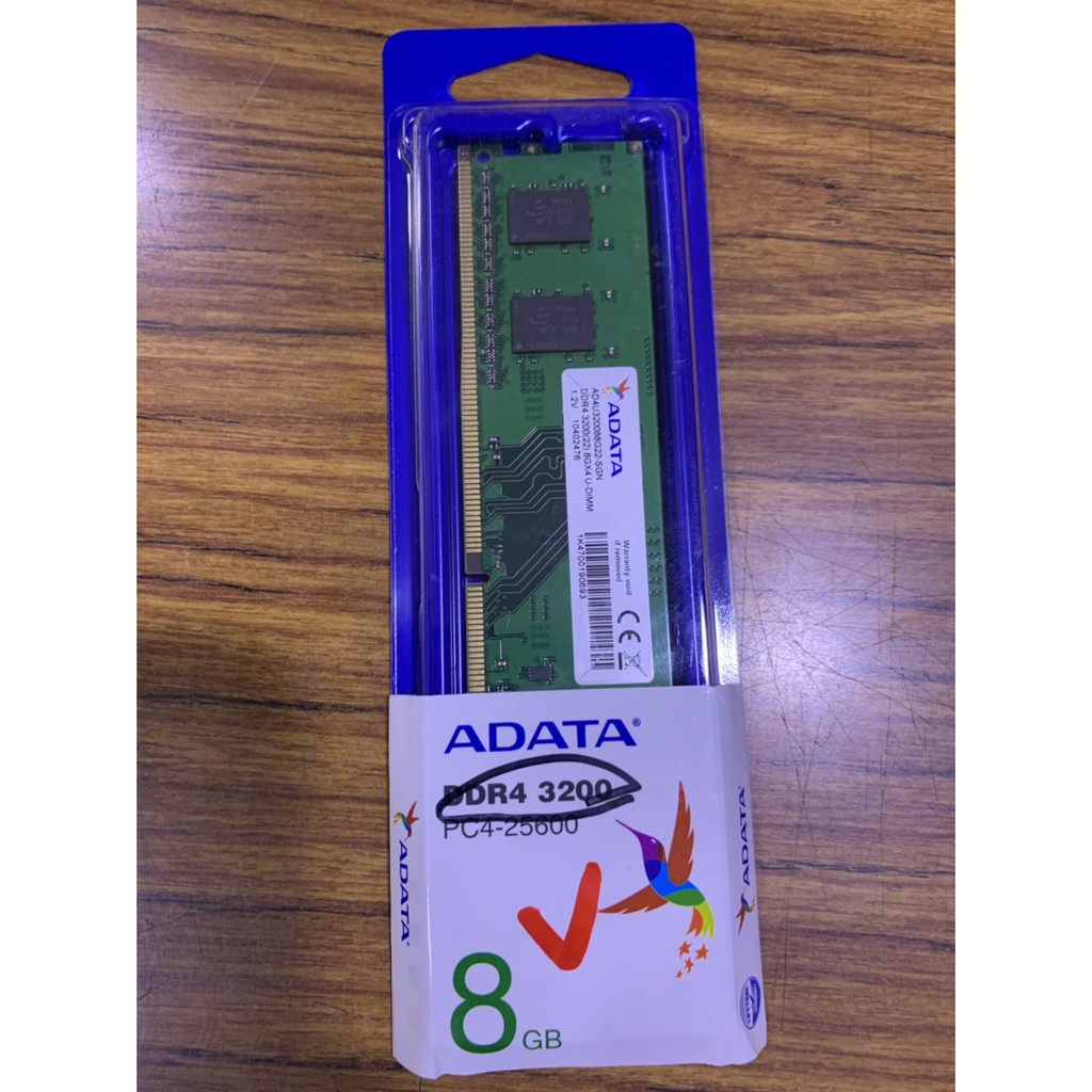 點子電腦-北投◎ 全新 ADATA 威剛 DDR4 3200 8GB 桌上型電腦 記憶體 1550元