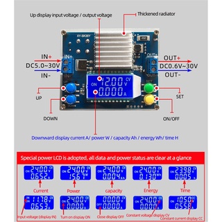 可調穩壓電源 DC DC 自動升壓 / 降壓轉換器 CC CV 電源模組 0.6-30V 4A 35W 5V 12V 2