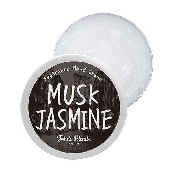 日本 John′s Blend MUSK JASMINE 麝香茉莉 清新爽身 香氛保濕 護手霜 (70g) 化學原宿