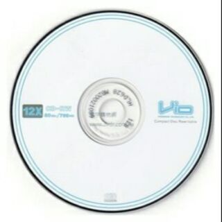 VIO 中環代工 CD-RW 12X 700MB 80Min 空白燒錄片 空白光碟片 重覆燒錄可覆寫 只有1片18元