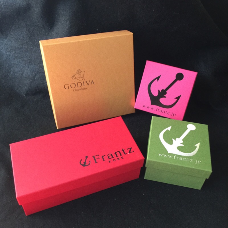 多款國外名品巧克力空紙盒/禮物盒/包裝盒/空盒/飾品盒/收納盒～Godiva,Frantz,Mary’s巧克力空盒