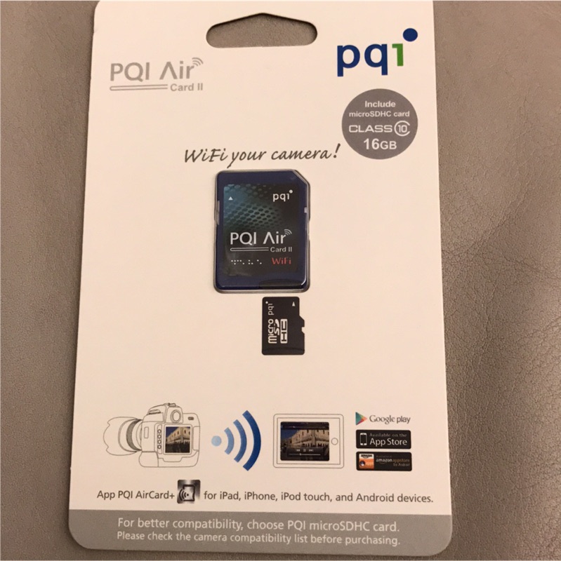 Pqi Air Card Ii Wifi Sd 16gb 無線網路記憶卡 蝦皮購物