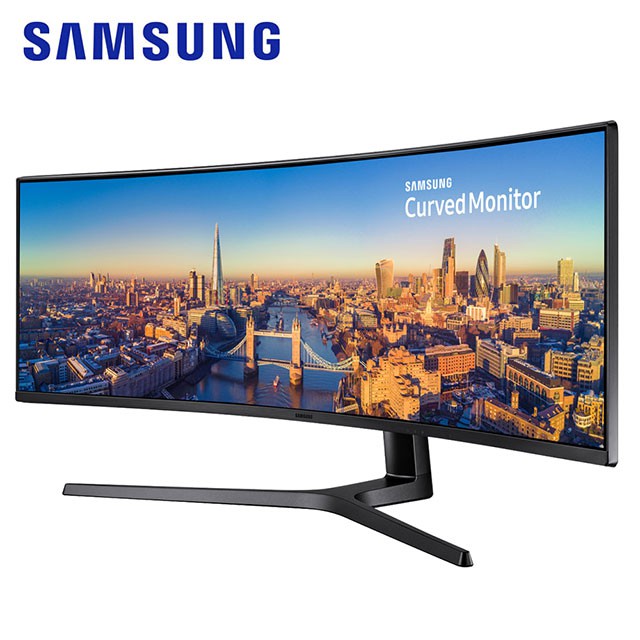 SAMSUNG 三星 C49J890DKE 49吋 32:9 曲面螢幕顯示器 附HDMI線 DP線