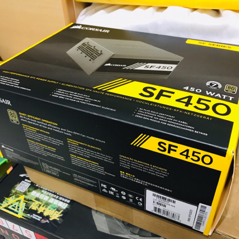 海盜船Corsair SF450 80Plus Power 金牌 模組 電源供應器