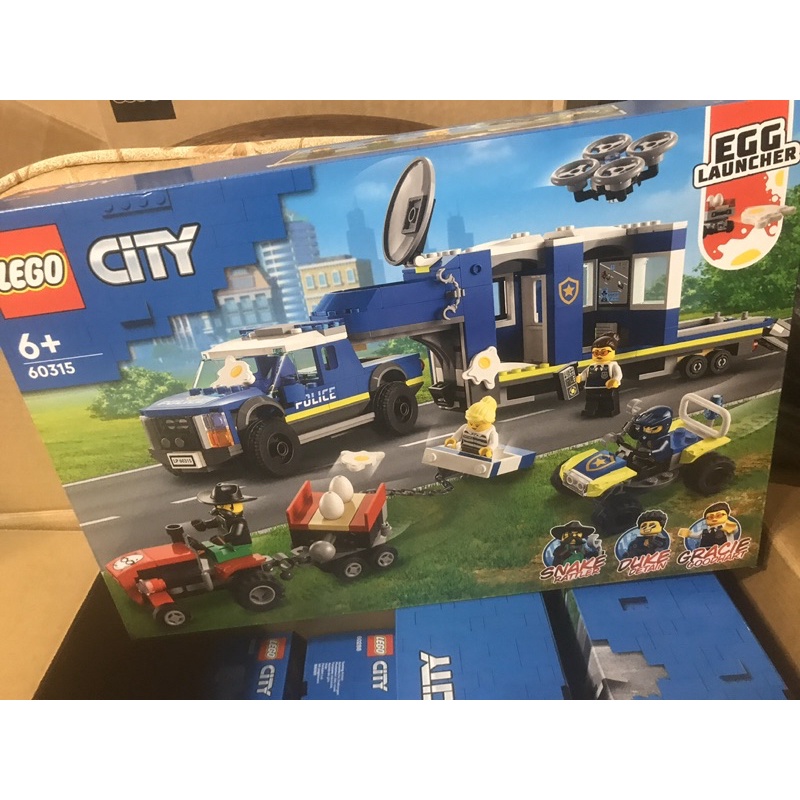 樂高60315 城市系列 警察 警車 行動 警察局 越野車 蛋 人偶 台北市可面交 LEGO city 積木 禮物