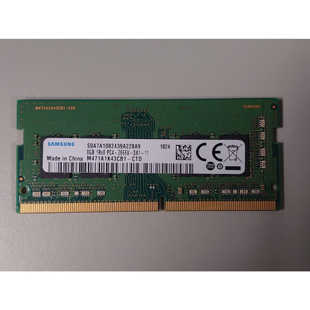 三星 samsung DDR4 2666 8G so dimm 筆電 記憶體