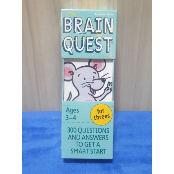 Brain Quest 學前認字智力開發問答卡 大腦任務